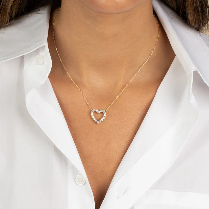 Heart Diamond Necklace (2 ct. tw.)