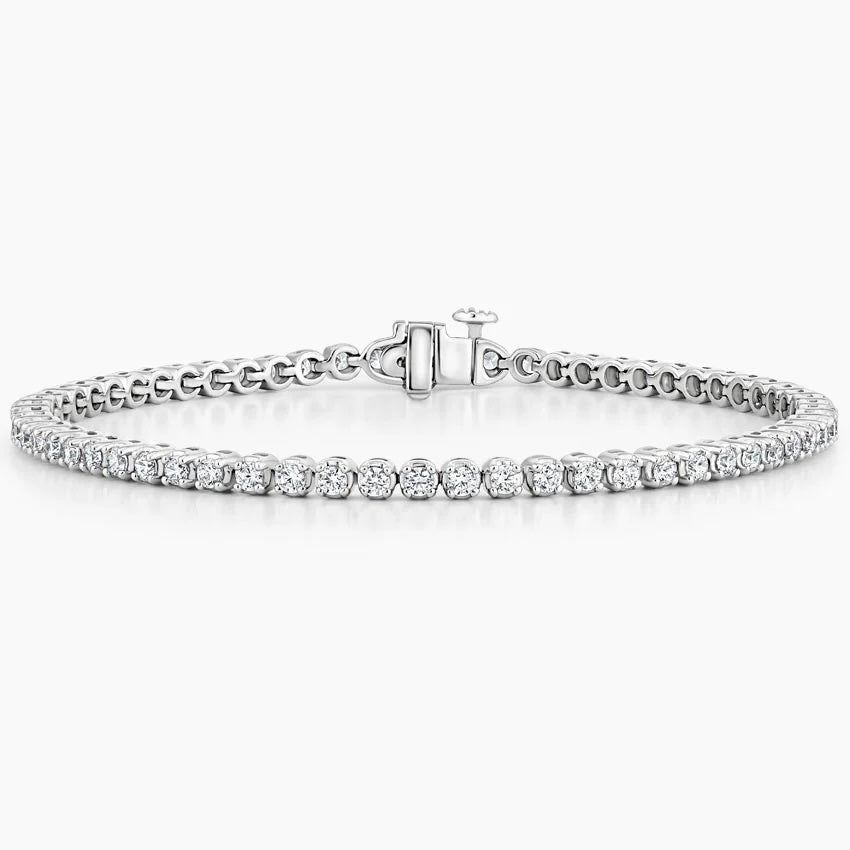 7 In. Lab Diamond Tennis Bracelet - 14K Gold
