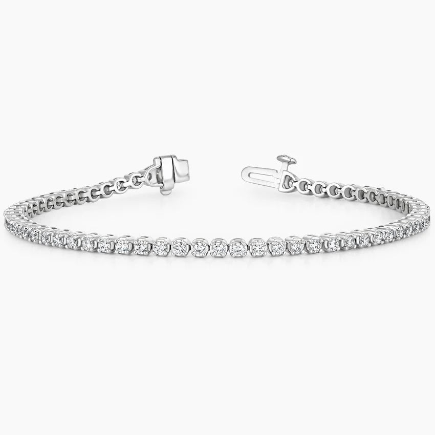 7 In. Lab Diamond Tennis Bracelet - 14K Gold