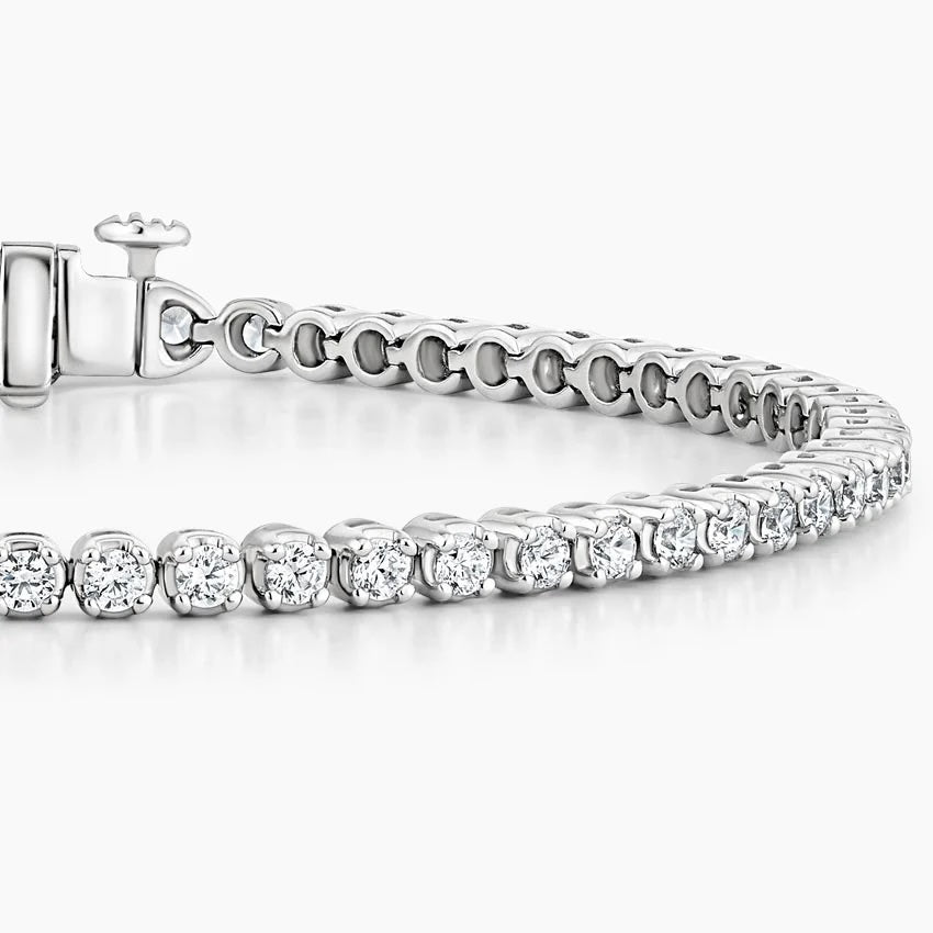 7 In. Lab Diamond Tennis Bracelet - 14K Gold