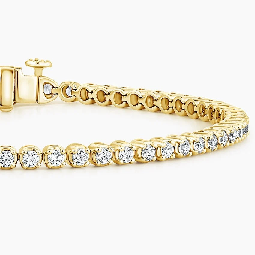 7 In. Lab Diamond Tennis Bracelet - 14K Gold